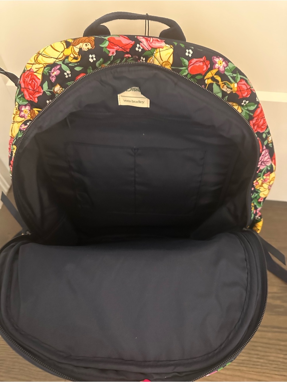 Vera Bradley Limited Edition Disney’s Belle Large Backpack NWT - Picture 9 of 16